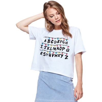 Дамска тениска STRANGER THINGS: RUN SEASON I